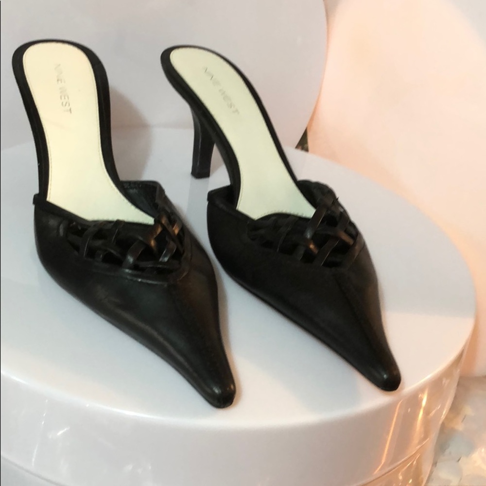 Nine West Black Ladies Shoes Size 8.5 M